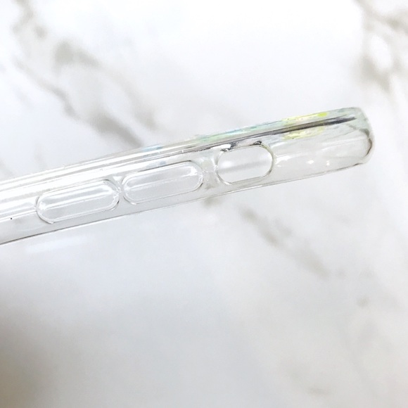 LAST 1! NEW iPhone X/XS SOFT Clear Glitter Case - Picture 3 of 4